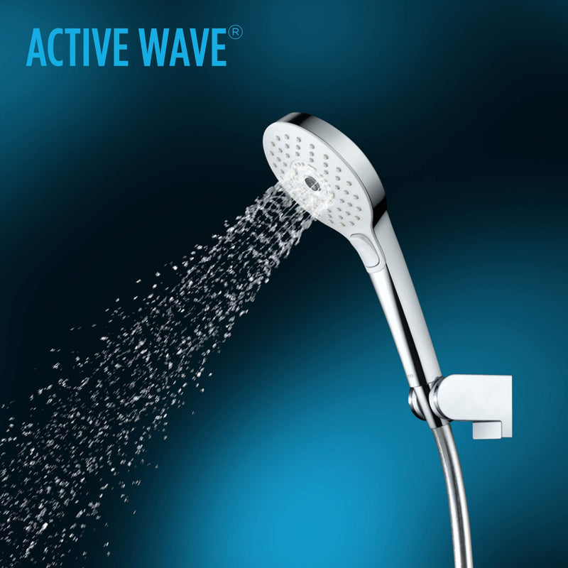 TOTO G Series 1.75 GPM Multifunction 4 inch Square Handshower with ACTIVE WAVE, COMFORT WAVE, and WARM SPA, Polished Chrome - TBW02015U4#CP Multi Spray