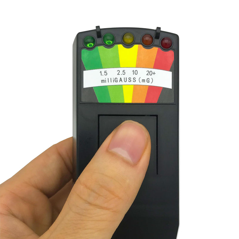 Ghost Hunting Equipment EMF Meter 5 LED Magnetic Field Detector Hand-held Spirit Box Paranormal Equipment，Home and Office EMF Detector