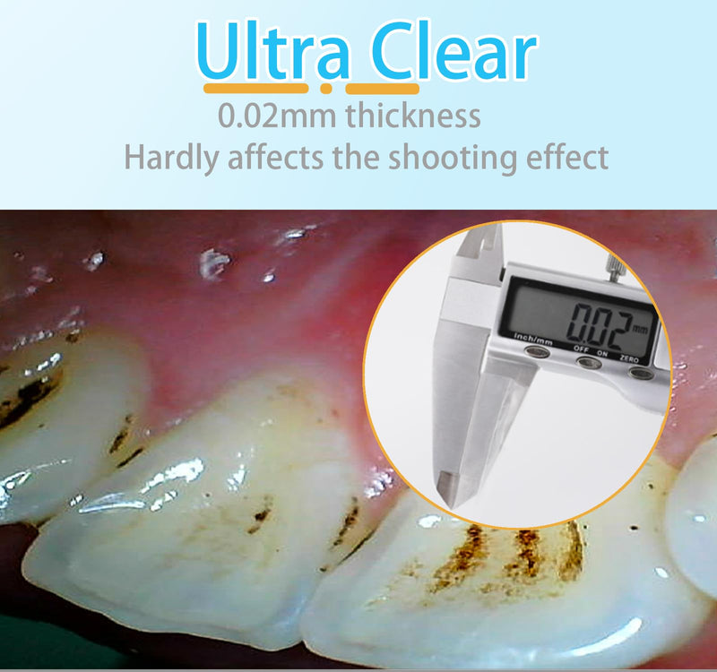 Dental 500 Pieces Disposable Dental Intraoral Camera Sheaths,Endoscope Sheaths,Covers,Sleeves Fit for MD740