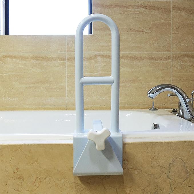 BQKOZFIN Bathtub Handrail, One-touch Installation, Bath Care, Safety Handrail, Nursing Care Supplies, Anti-Slip, Bathroom/Toilet/Fall Prevention - NewNest Australia
