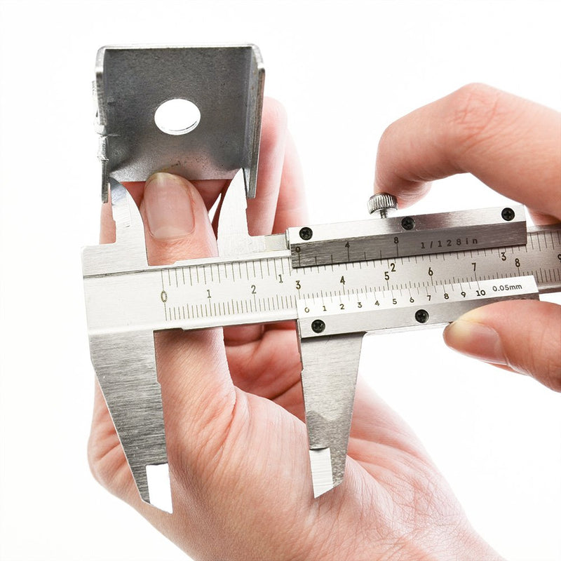 Vernier Caliper Stainless Steel Professional High Quality 0-6 Inches/150 mm Micrometer Durable Measuring Tool for Inside, Outside, Depth and Step Measurements