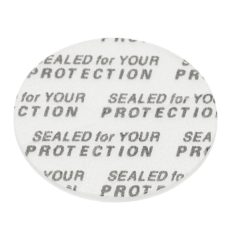 PATIKIL 24mm/0.94" Foam Lid Liner, 150 Pack PS Foam Resistant Tamper Pressure Sensitive Seal for Bottle Cap Liners Seals 24mm/0.94"