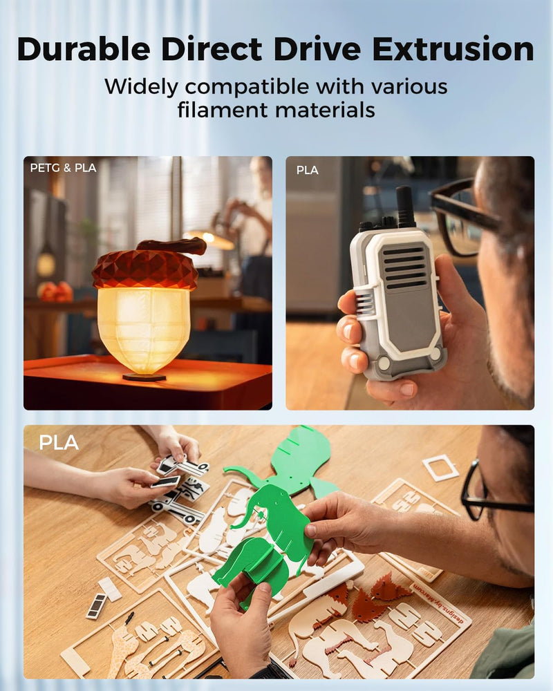 Creality Official K2 SE Extruder Kit, 80N Strong Extrusion Force & Dual Gear Design Provide Smooth and Precise Feeding, Compatible with Creality K2 SE