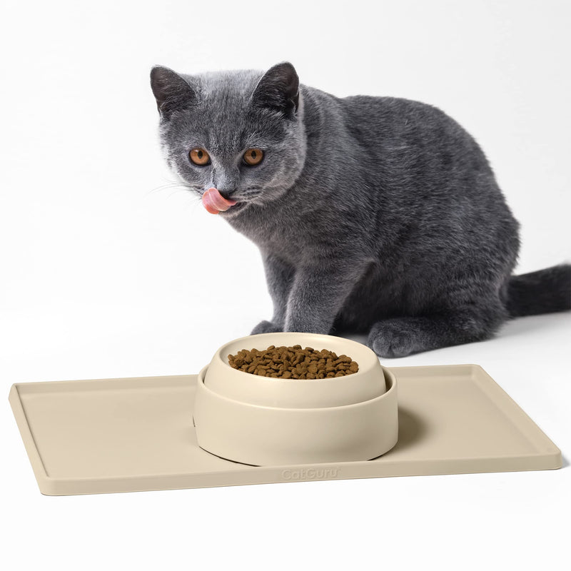 CatGuru Food Table (Sand) Sand - PawsPlanet Australia