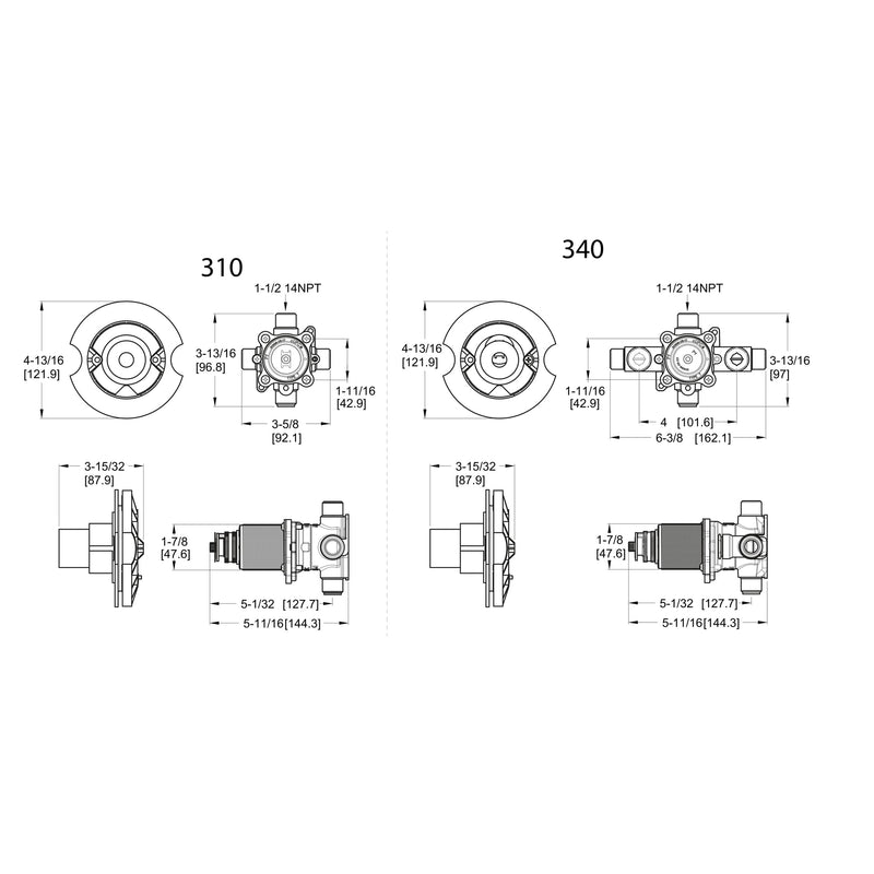 Pfister TX9-310A Tub and Shower Valve E-commerce packaging