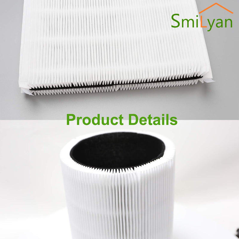Blue Pure Filter Replacement for Blueair 411, 411+, 411 Auto Air Purifier 3 Pack - 411