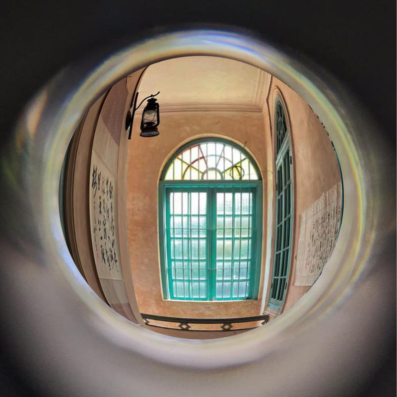 Door Viewer with 16mm Drill Bit, Solid Brass Peephole 200-degree View, Peep Holes with Heavy Duty Privacy Cover for 1-3/8" to 2-1/6" Doors for Home Office Hotel, Gold