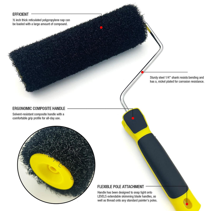 Drywall Skimming Blade 3pcs/Set, 10''+9''+6.7''