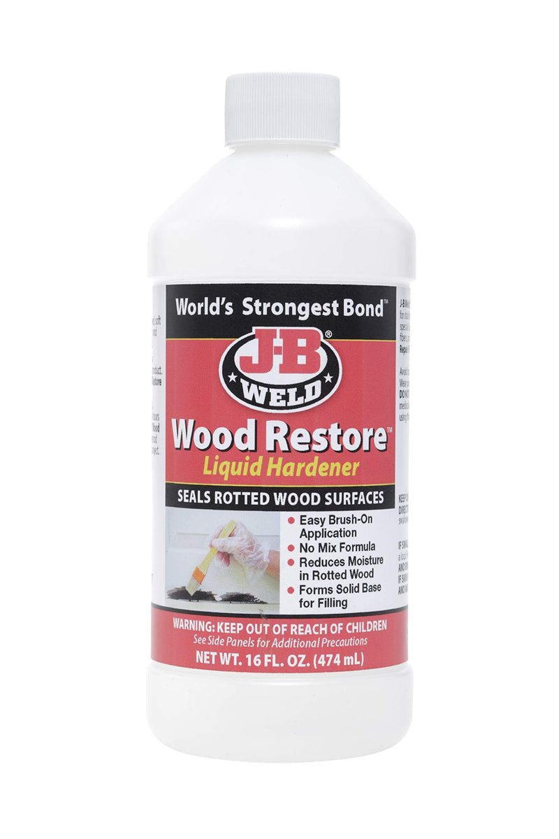 J-B Weld 40001 Wood Restore Liquid Hardener - 16 oz., Original Version