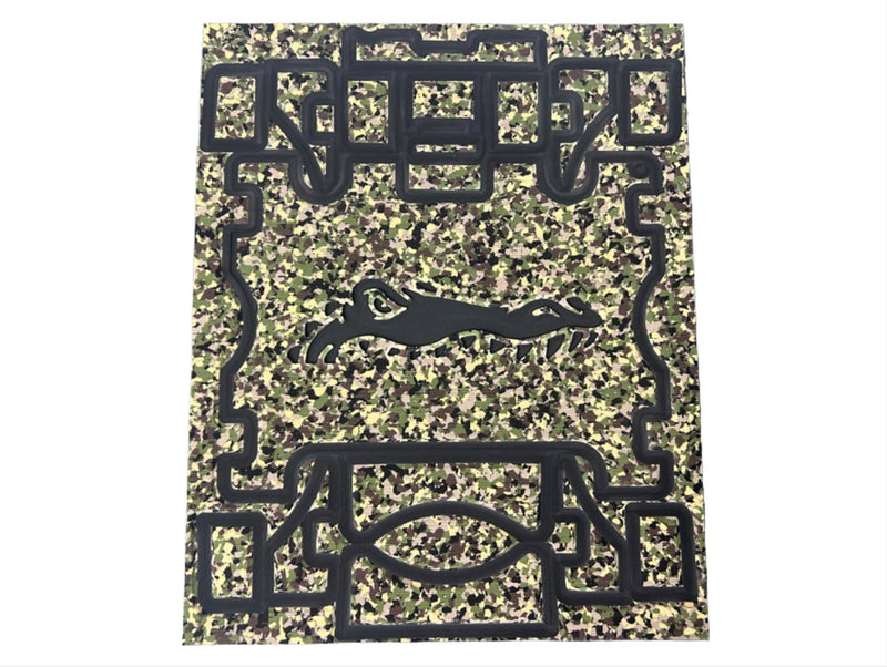 | Turtlebox Seadek Pads | Fits Grande (Large) Model Only | Custom Design | Adhesive Backing | Turtlebox Speaker Accessories | (Army Camo/Black) Army Camo/Black