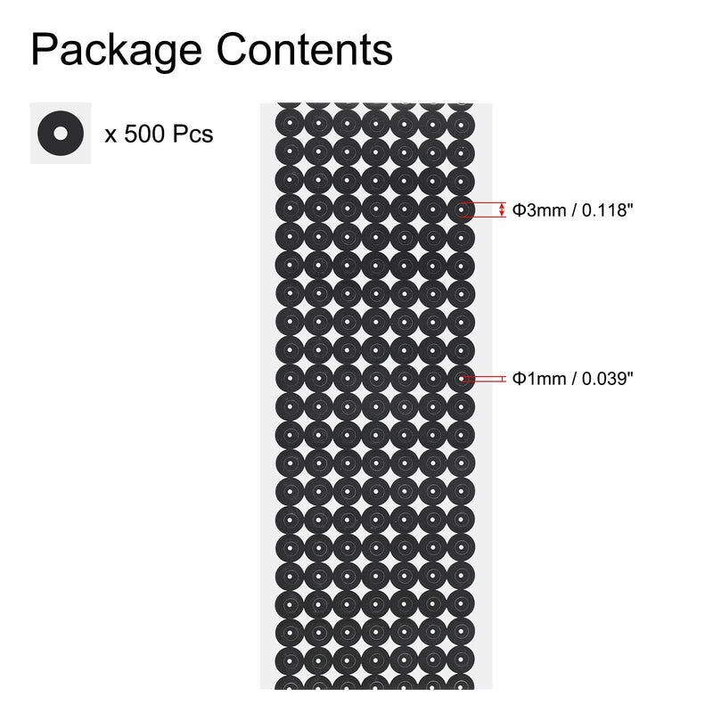 uxcell 500Pcs 3D Scanner Markers 1mm for 3D Scanner, 3D Tracking Dots Reference Point Markers, 3D Target, Diffuse Reflection Markers for 3D Scanner and Optical Tracking