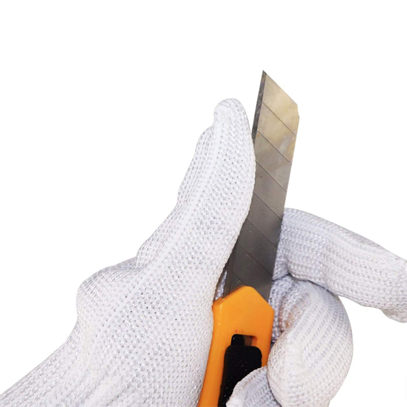 alfyng Bird Training Anti-Bite Parrot Chewing Protective Gloves, Small Animal Handling Gloves for Parrotlets Cockatiels Finch Macaw (1 Pair White)