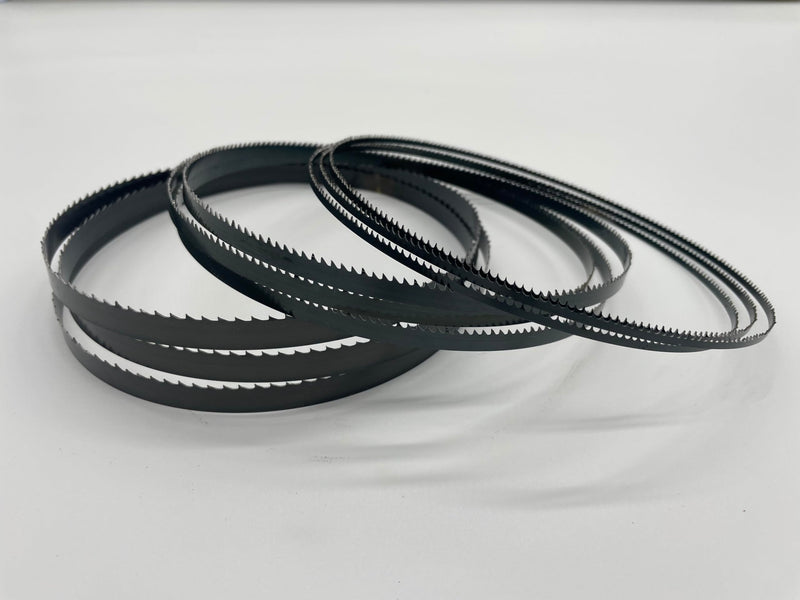 AYAO 56 1/8 inch Bandsaw Blades Assortment (1/8" 1/4" 3/8" Wide) for for Delta 28-180 and 28-185 8" Band Saws, 3PK