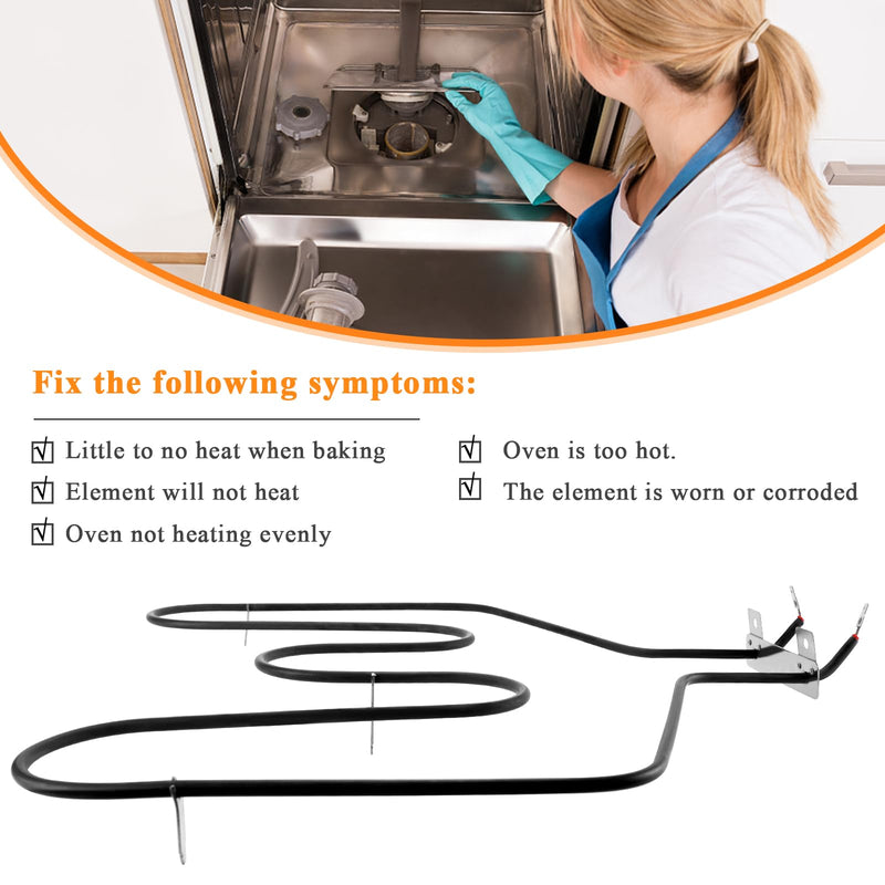 WB44T10011 Oven Range Stove Bake Element by Blutoget - Fit for GE Hotpoint Ken-more Oven JBP78WB4WW,JBP66WB4WW, JBP78WB1WW,JCBP80SK2SS - Replace WB44T10059, 820921, AP2030997, PS249286, EAP249286