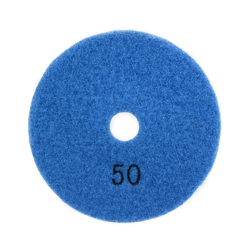 uxcell Diamond Polishing Sanding Grinding Pads Discs 4 Inch Grit 50 10 Pcs for Granite Concrete Stone Marble