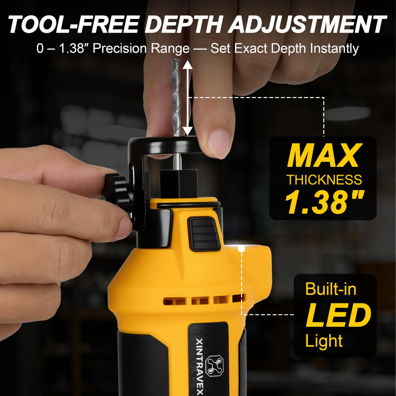 Cordless Brushless Drywall Cut-Out Tool for DeWalt 20V Battery