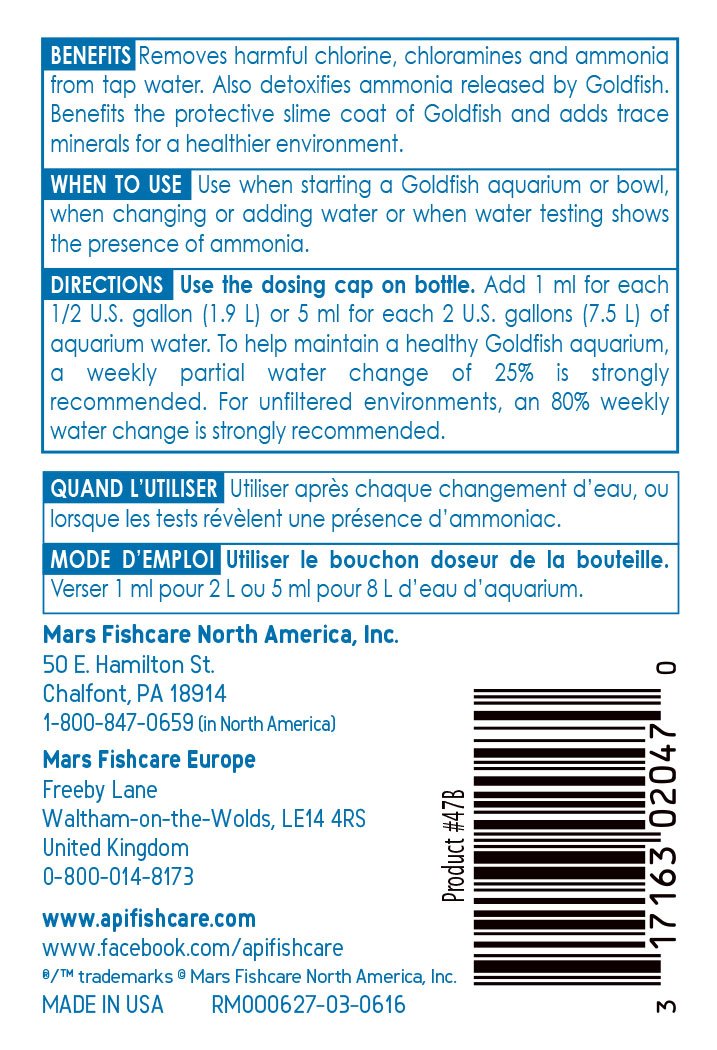 API Goldfish Protect Aquarium Water Conditioner 4-Ounce Bottle (Pack of 2) Water Conditioner (Pack of 2)