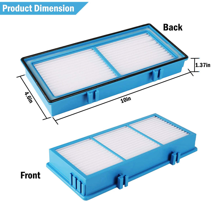 Post HEPA Filter for Holmes AER1, Replace Part# HAPF300AH HAP242NUC, 4pack