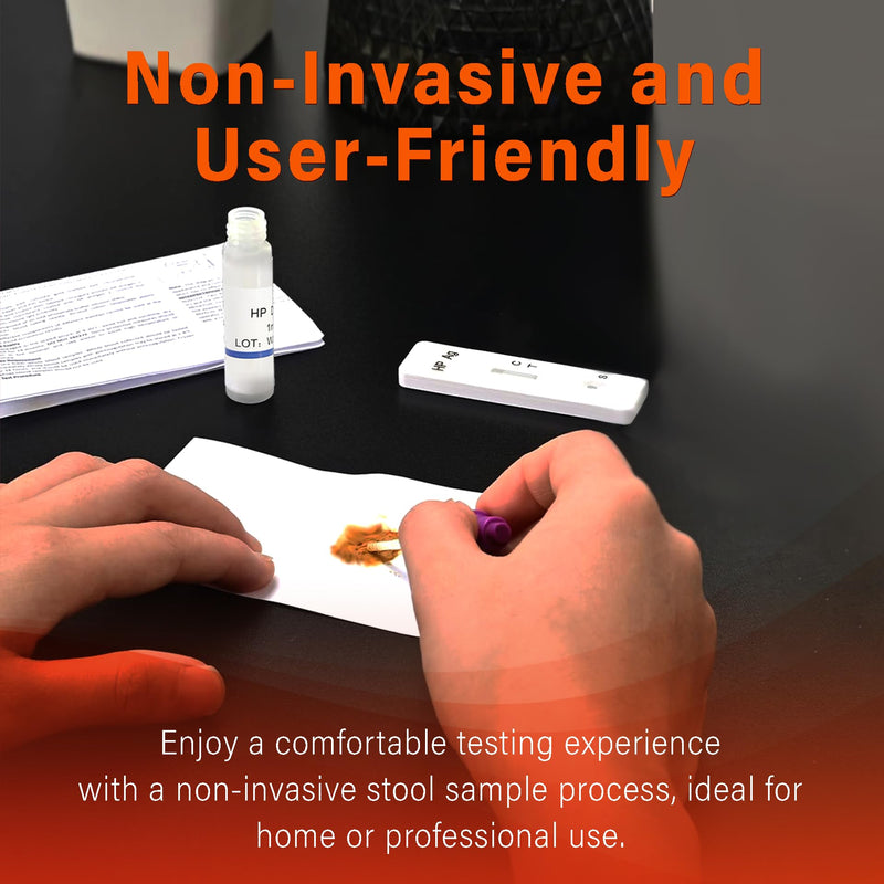 H. Pylori Antigen Rapid Test 3 Tests/Pack - H-Pylori Stool (Antigen) Self-Test for Home Use, 99.9% Accurate, (Feces) Helicobacter Pylori Test Family Pack