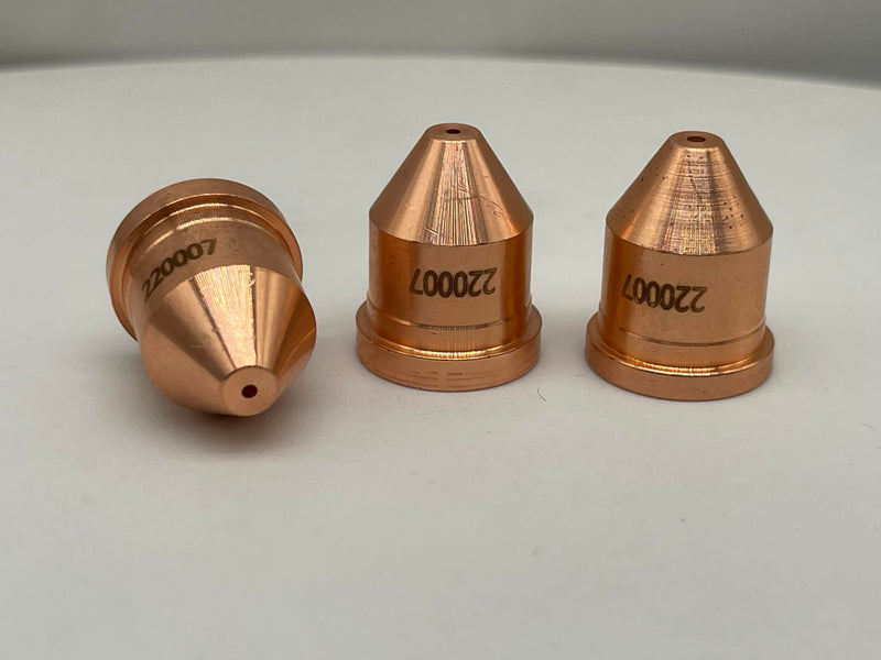 10Pcs 220007 Nozzle Tip 60A Plasma Consumables for Hypertherm PMX 1000 1250 1650 Torch