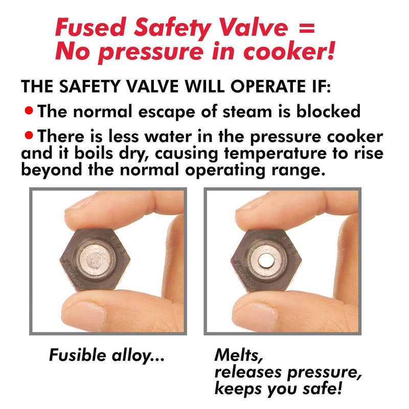Hawkins B1010 3 Piece Pressure Cooker Safety Valve - B1010-3pcSet