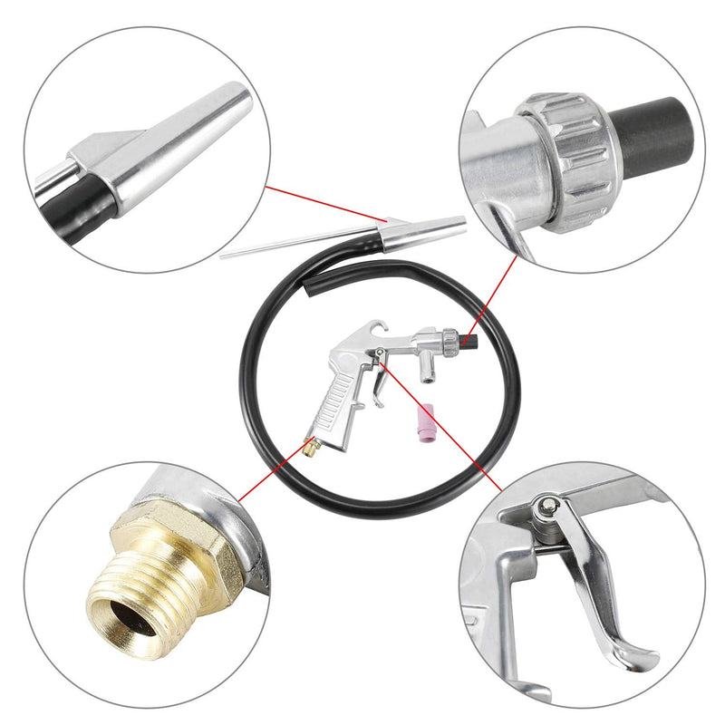 YaeTek Sand Blaster Gun Kit Air Sandblasting Sandblaster Gun Siphon Feed