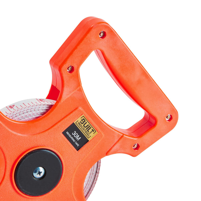 Retractable Open Reel Measure Tape, Track and Field Measuring Tape for Long Jump, Sports, Athletics 30 Meter/100 Feet