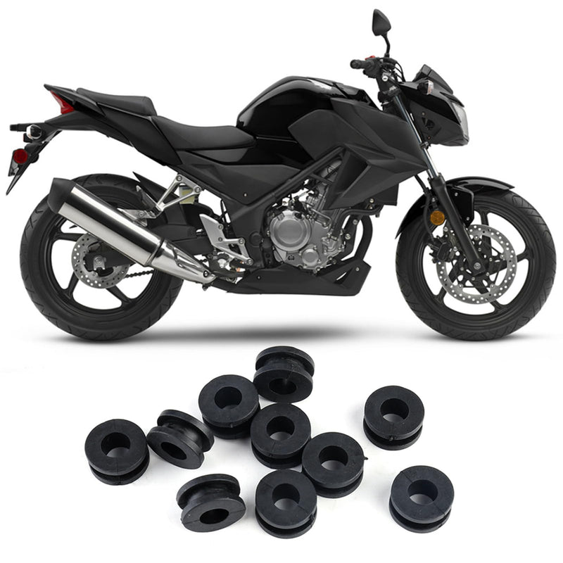 Motorcycle Fairing Washers Motorcycle Washers Motorcycle Rubber Washers 10pcs Motorcycle Rubber Washers for