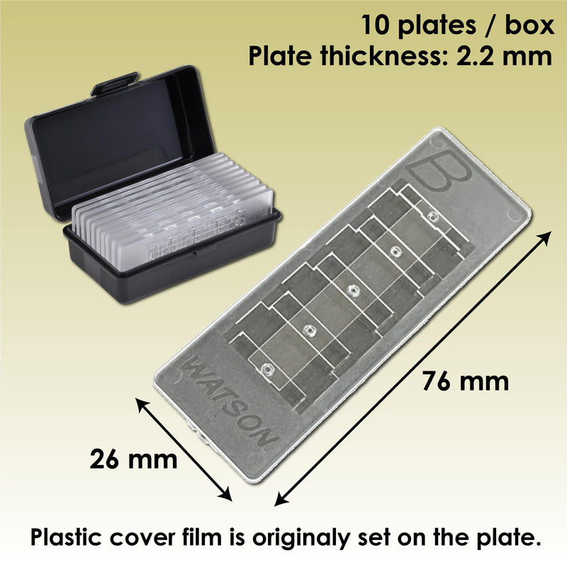 WATSON-BIO-LAB, 177-212C, Disposable Cell Counting Plate, Burker-Turk Type, 10 Plates/Unit, Hemacytometer, Made in Japan/Kobe