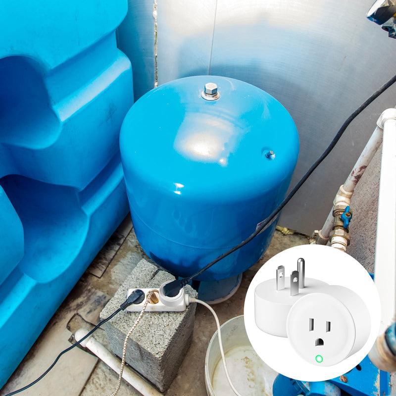 Thermostatically Controlled Outlet: (4 PCS) Automatically Turn on Below 32℉, Turn Off Above 47℉, Thermostat Plug, Unnecessary to Turn Off Power Manually in Cold Winter Cube 4 Pcs