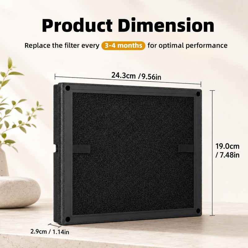 2 Pack 100i Replacement Filter Compatible with PuroAir 100i Air Purifier