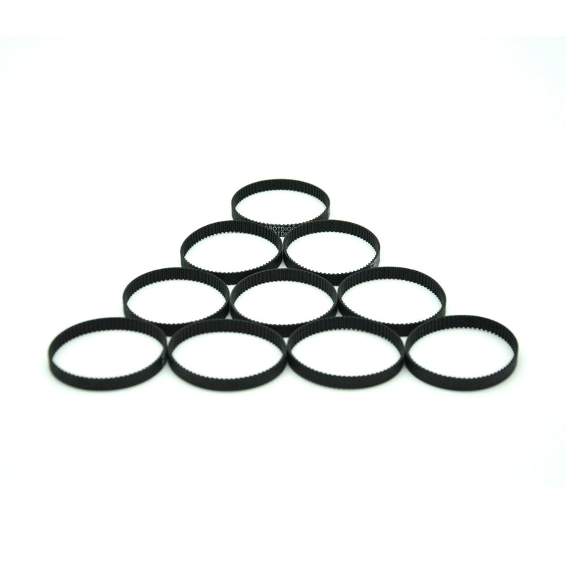 170mm GT2 Endless Timing Belt, 85 Teeth, 2mm Pitch, 6mm Width, Pack of 10