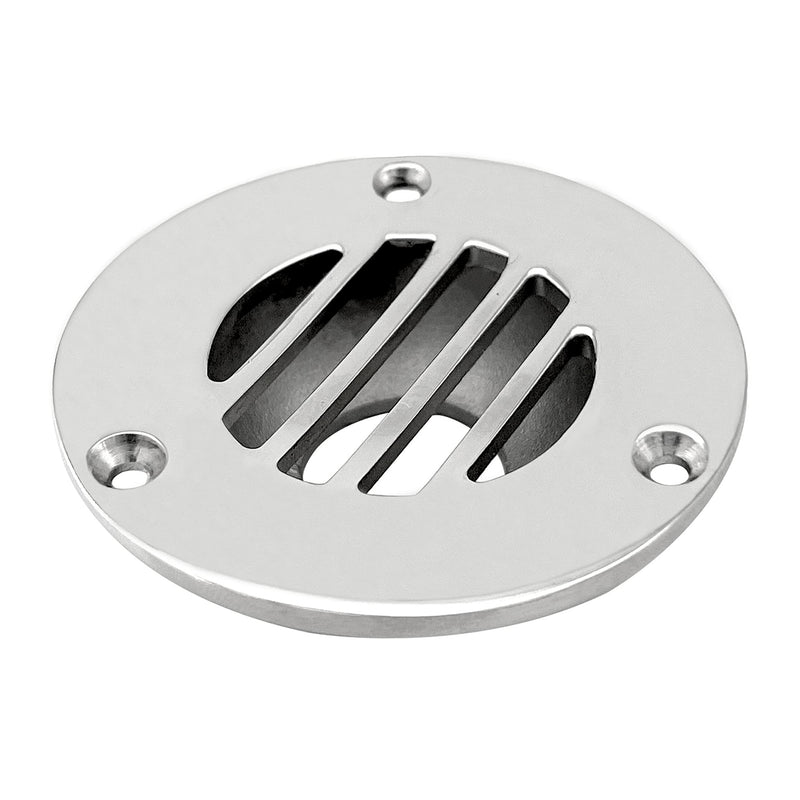 1/2 Pack Marine Grade Stainless Steel 316 Cut Out Boat Floor Deck Drain Drainage Hardware Replacement Accessories for Boat Yacht Deck W/Screws 1