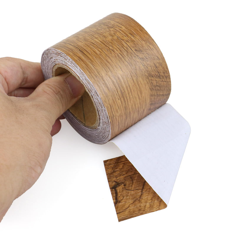 OMEI Pack Wood Grain Repair Tape in Begonia Wood 2inch X 33ft,Self Adhesive Repair Patch for Furniture, Floors, Cabinets, Windows, Doors, RV, Home Decor and DIY Projects,1 Roll