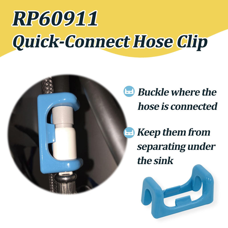 4 Pcs RP60911 Faucet Plumbing Replacement Parts, Plumbing Hose Tool, Blue