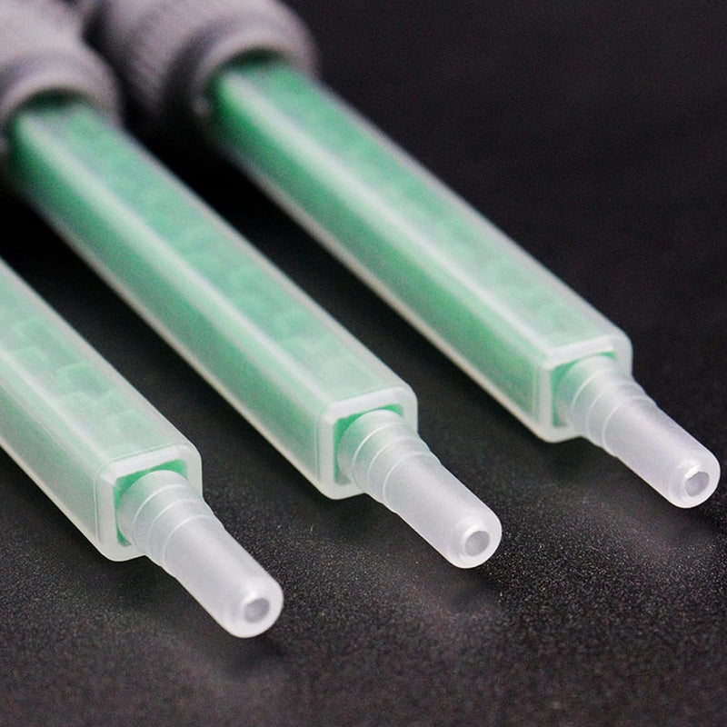 20 Mixing Nozzles Epoxy Adhesive Mixing Nozzle Tips Epoxy Resin Mixer Glue Gun Applicator for 50ml/1.7oz (1:1/2:1 Ratio)