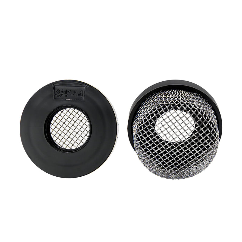 Stainless Steel Mesh Strainer 3/4"- 14 Aerator Screen Strainer Stainless Mesh Replace fpr Livewell Pump, MA-023 Screw on Strainer Industrial Plumbing Inline Strainers