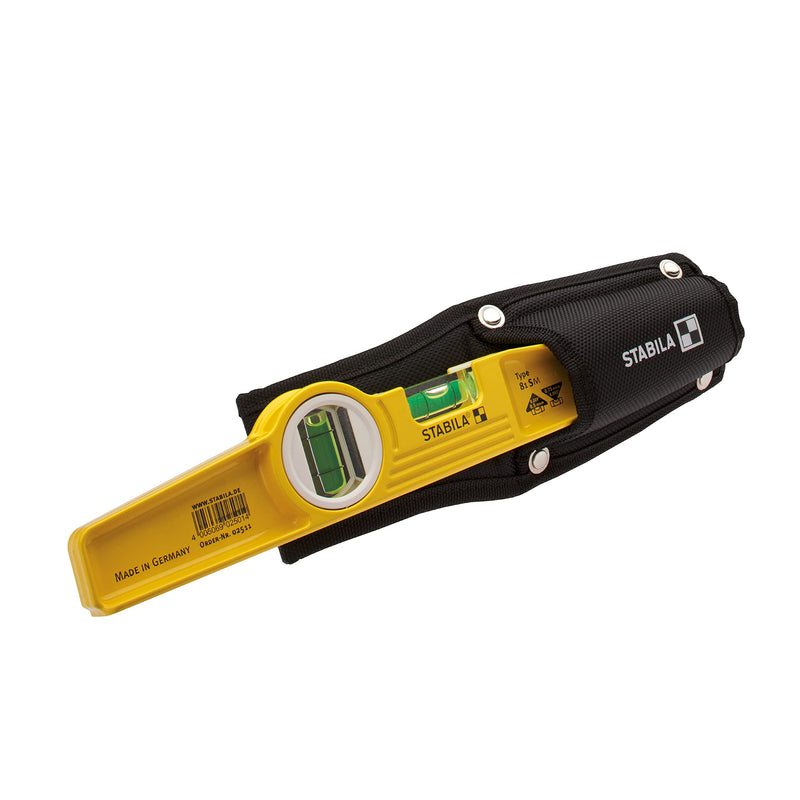 Stabila 81s-10mh Magnetic Level and Holster 2511 1 Yellow/Black