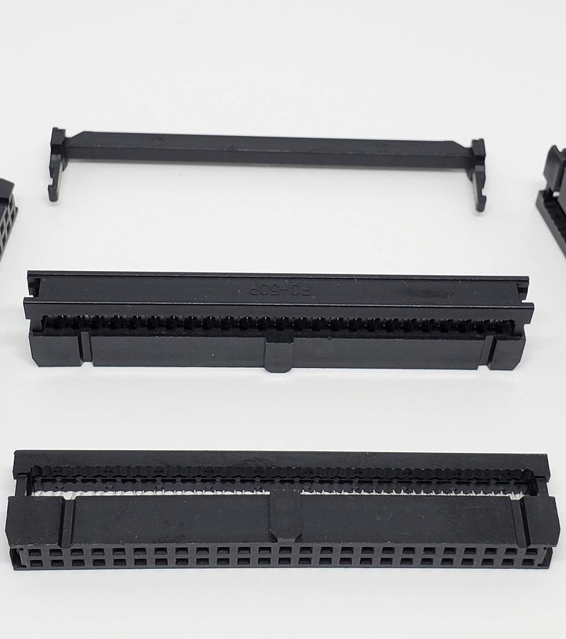 Pc Accessories - Connectors Pro 25-Pack Female 2X25 50P Dual-Row 2.54mm 0.1" IDC Socket for Standard Flat Ribbon Cable, 50 Pins Connectors