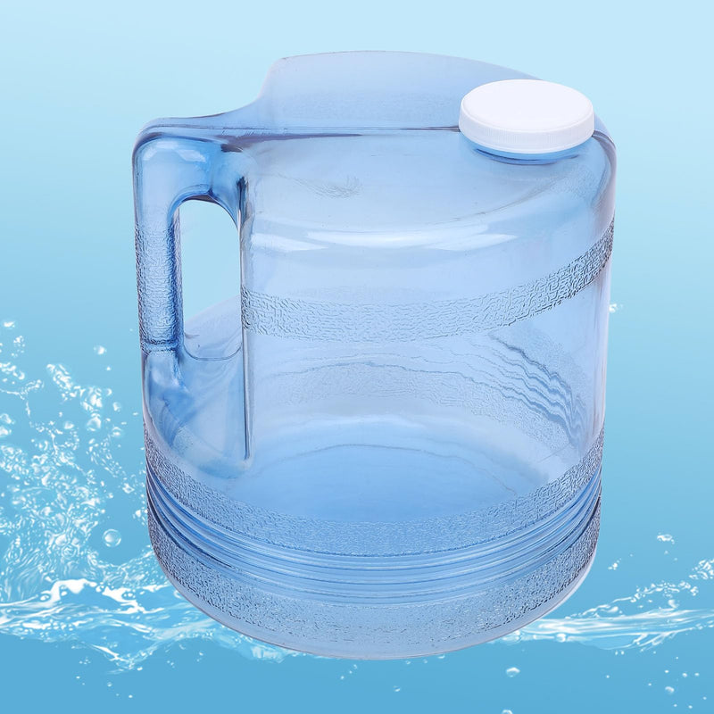 Distilled Water Bottle Jug, Shockproof Distiller Water Container 4L Sure Grip for Home Beauty Countertop