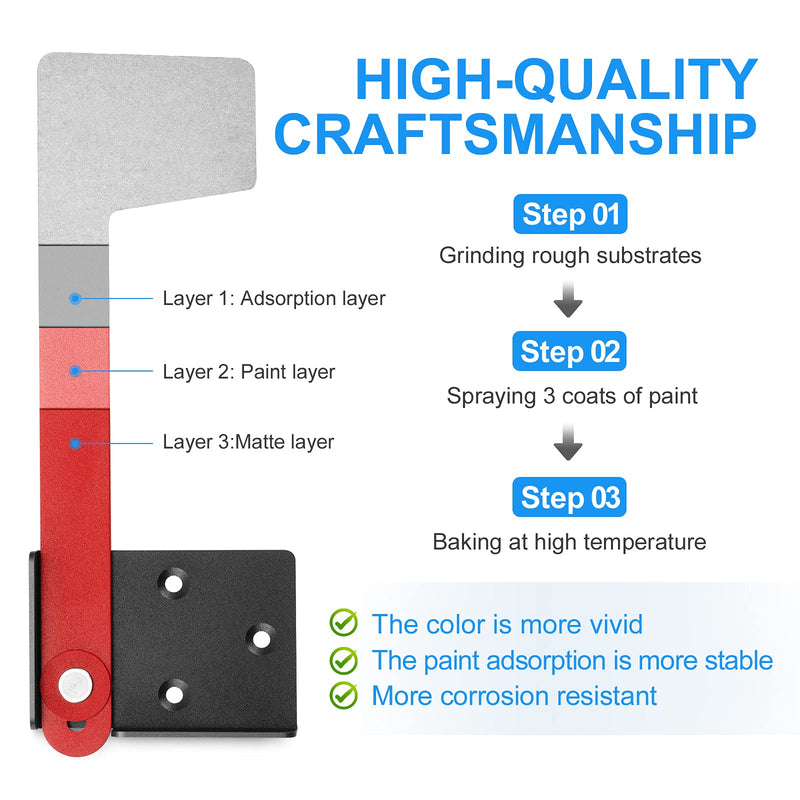 Ozland Professional Mailbox Flag, Galvanized Steel Mailbox Replacement Flag Kit, Upgrade Sinking-Fixed Design and Multiple Installation Methods, for Metal, Brick, Stone, Wood and All Other Surfaces Post-mount Mailbox Flag
