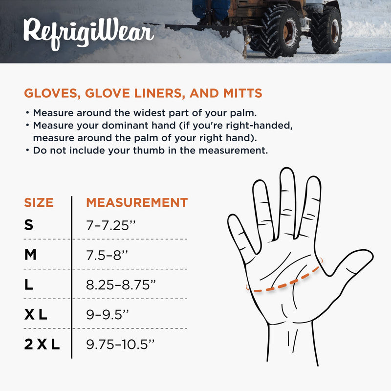 RefrigiWear Waterproof Abrasion Safety Glove X-Large Black