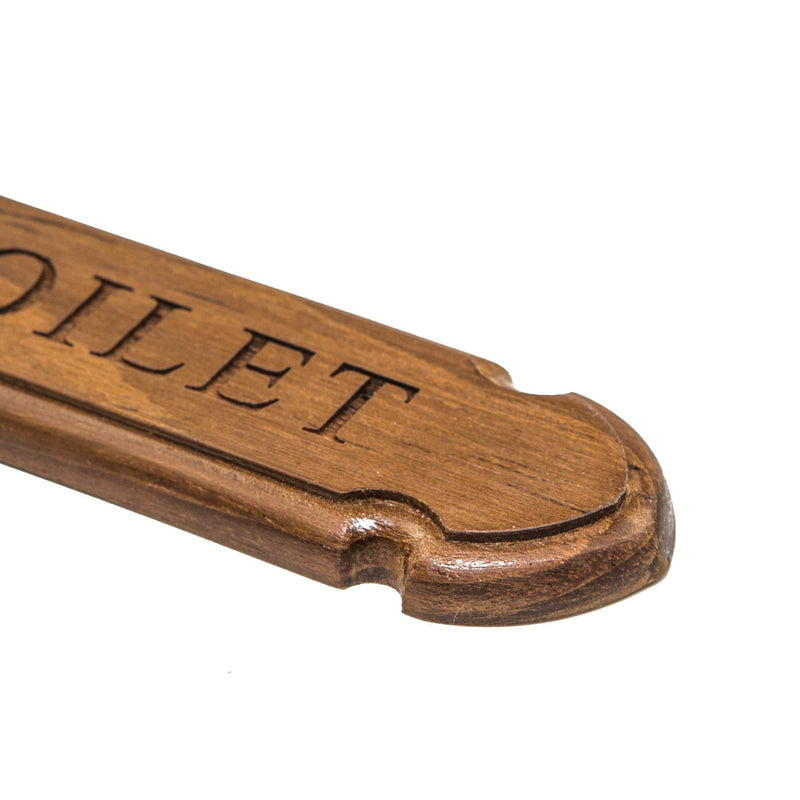 Whitecap 62674 Teak Toilet Name Plate