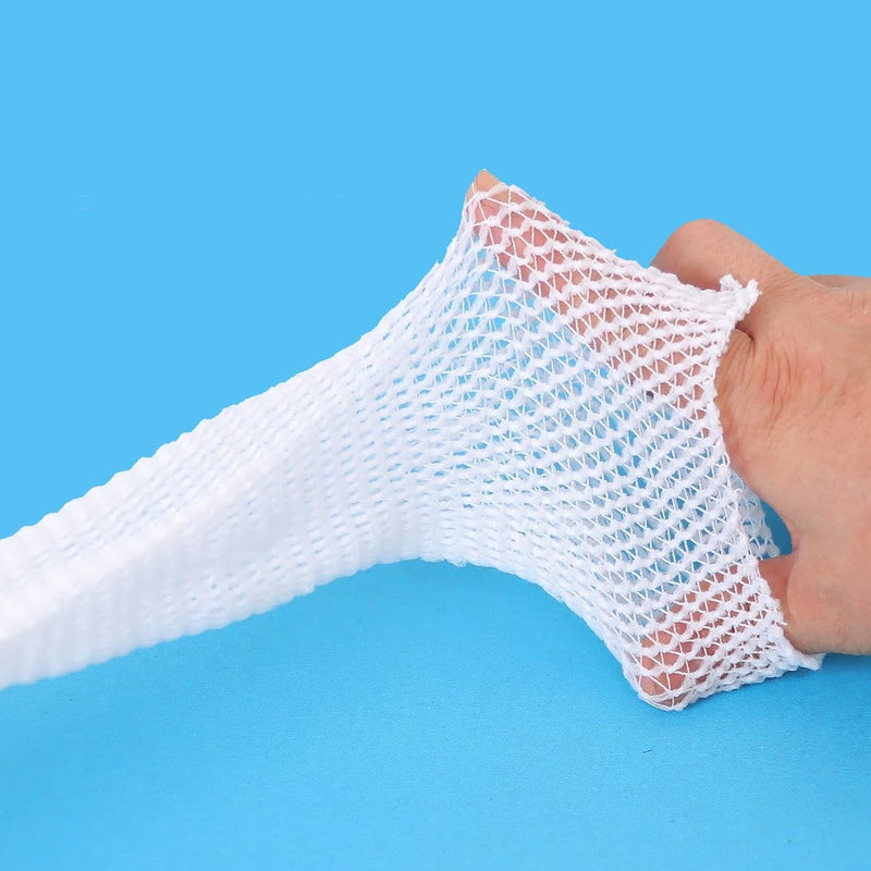 Tubular Bandage Wound Dressing Elastic Mesh Net, Tubular Stretch Elastic Gauze Bandage Retainer for Fingers, Toes, 10 Yards (Size 1) Size 1 for Fingers, Toes