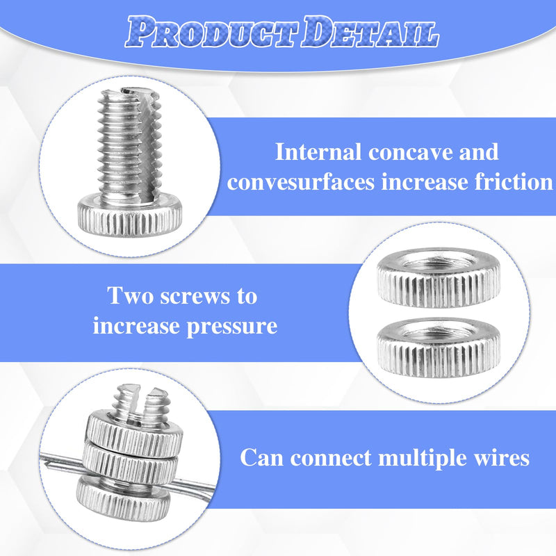 20 Pieces Split Bolt Joint Clamp Wire Connector Electrical Fence Connector Aluminium Alloy for Multiple Electric Fence