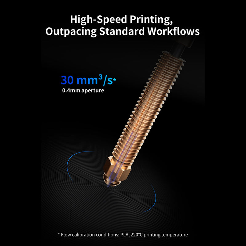 Silicon Carbide Nozzle 0.4mm, Upgraded Nozzle for K2 Plus/Creality Hi 3D Printers, Quick-Swap Nozzle for PLA,ABS,PETEG,TPU,PP,PC (0.4mm)