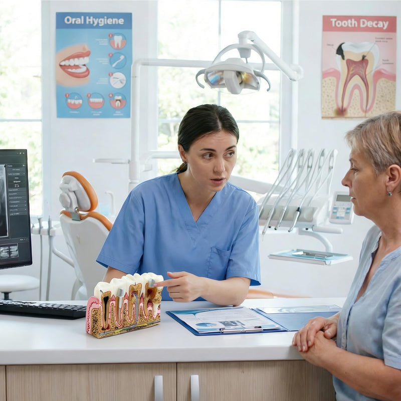 Dental Caries Tooth Anatomy Model Tooth Pathology Models | Caries Evolution Model, Comprehensive Structure Teaching, Oral Study