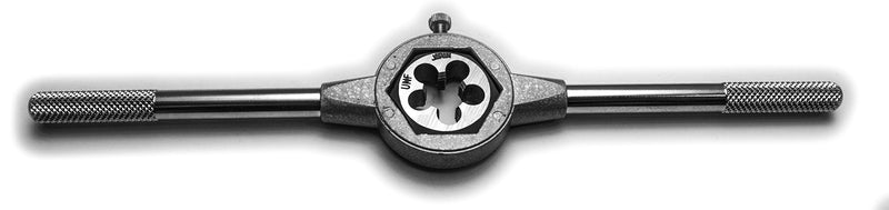 Century Drill & Tool 98513 1-7/16" Hex Die Stock, Solid Zinc Alloy, Non-Adjustable with Set Screw, Professional Threading Tool 1-7/16 Inch