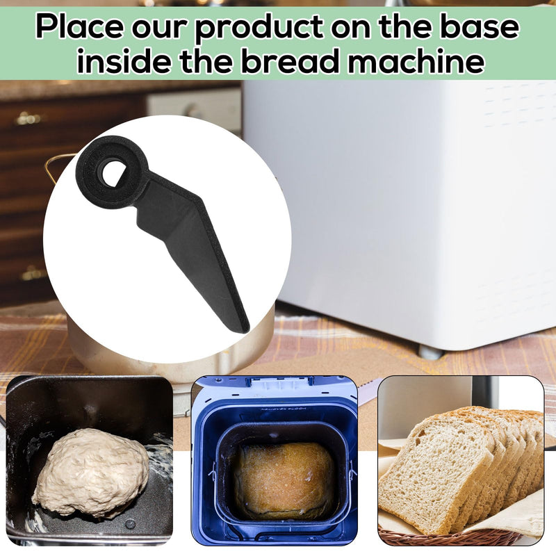 2pcs Bread Maker Kneading Paddle for CBK-110KP, Aluminum Alloy Bread Maker Mixing Paddle Replacement Kneading Paddle Bread Maker Parts Compatible with Cuisinart CBK-110 Breadmaker Machine
