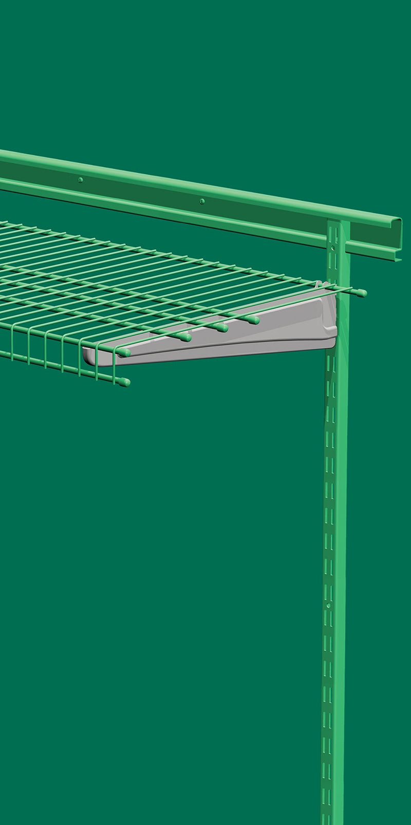 ClosetMaid 23582 Heavy Duty 16-Inch Bracket, Grey , Gray, 16-Inch (Pack of 12) 16-Inch (Pack of 12)